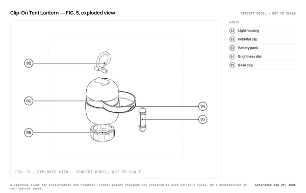 FIG. 5, Exploded view