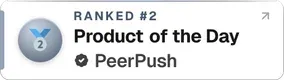 EntreDash — Ranked #2 Product of the Day on PeerPush